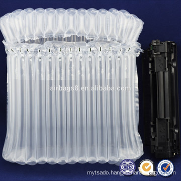 Q-type Durable Inflatable air bag with PE/PA Transparent Plastic Cushion Air Bag for toner printer